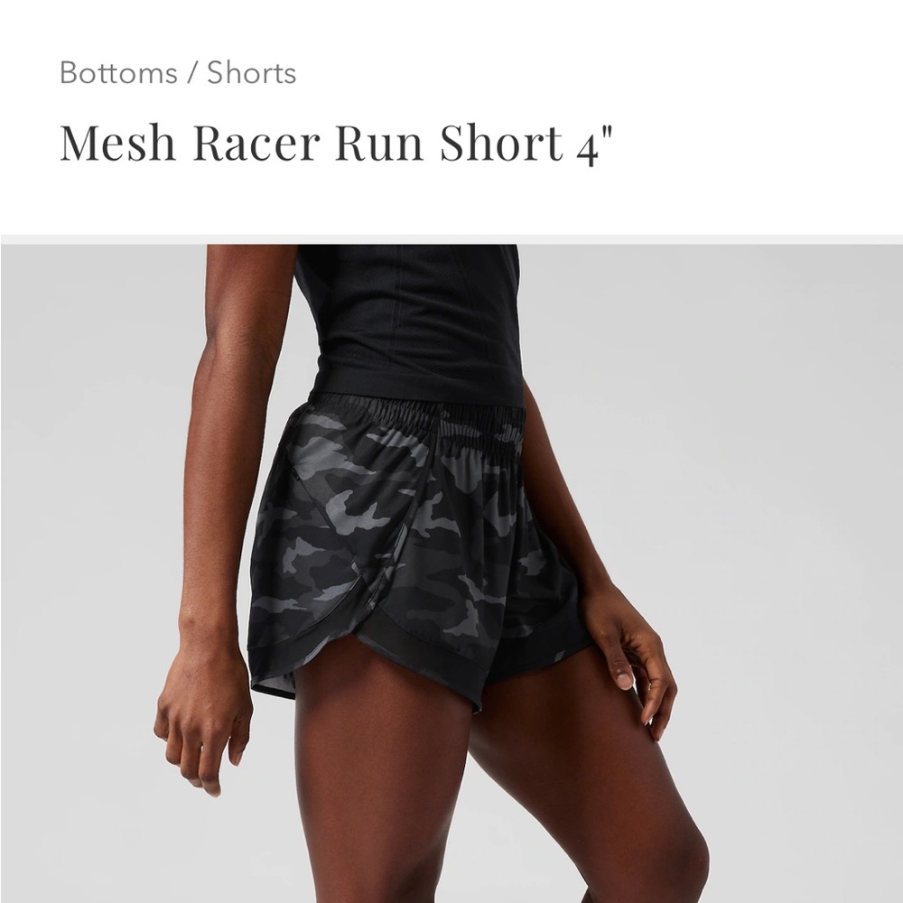Athleta Mesh Racer Run Short 4” - Picture 5 of 6